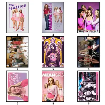 18 Tasarımlar Film Mean Girls Whitepaper Poster Alternatif Yapıt Fantezi Duvar Sticker Kahve Evi Bar için