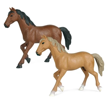 19 cm Minyatür Dünyaca Ünlü At Modeli Gerçekçi Çiftlik Koşu At Simülasyon Statik Hayvanlar Heykeli Masaüstü Dekor Çocuk Oyuncakları