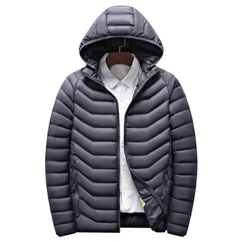 2021 Kış Rahat Pamuklu giysiler erkek Giyim Şapka Hafif genç ceketi Kore Tarzı Moda pamuklu bluz