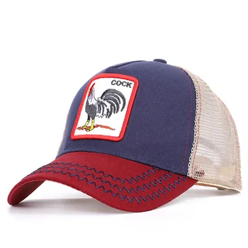 2022 Sıcak Satış Moda Kapaklar Hayvan Nakış Yamaları pamuklu beyzbol şapkası Ayarlanabilir Snapback Kap Hip-Hop Şapka Şapka Erkekler için