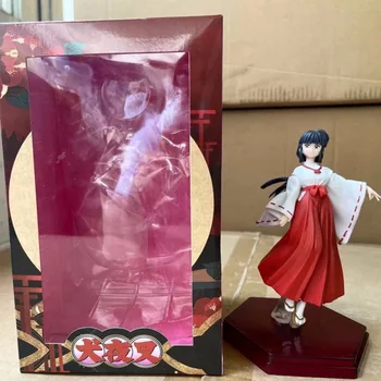 20cm Anime InuYasha Sesshomaru Figürleri Kagome Higurashi Kikyo Aksiyon Figürleri Koleksiyon Model oyuncak bebekler doğum günü hediyesi Çocuk İçin