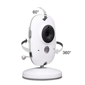 2323 LSM VB603 2.4 G Kablosuz Video bebek izleme monitörü ile 3.2 İnç LCD 2 Yönlü Ses Konuşma Gece Görüş Gözetim Güvenlik Kamera