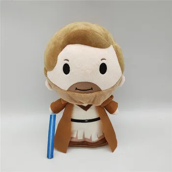 24 CM Obi Wan Kenobi peluş oyuncak Karikatür Peluş Bebek Dolması Yumuşak Oyuncak Noel doğum günü hediyesi Çocuklar İçin