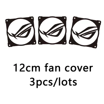 3 adet / grup DIY 12cm X 12cm Akrilik fan kapağı Radyatör Dekoratif Kapak Su Soğutma Aksesuarları Sıvı Soğutucu kullanımı 120mm Fanlar