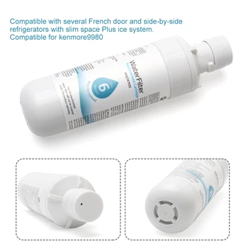 3 adet / takım LT1000p Harici Kolay Kurulum Buzdolabı Su Filtresi Değiştirilebilir Beyaz Sökücü Ev Plastik Temizleme Kenmore9980