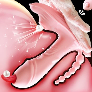 3 İN 1 Klitoris Emme Yapay Penis Vibratör Külot Kadınlar için Vajina Stimülatörü Yetişkin 18 Seks Makinesi Kadın Masturbator Enayi Oyuncak