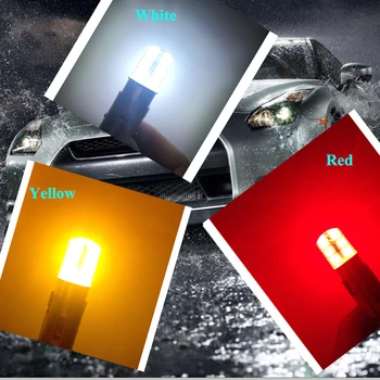 4 adet 1157 P21 / 5 W 12SMD Bay15d S25 LED 12SMD 12 V 1 W Silika jel çarpma sensörü fren dur park DRL ışık kırmızı / beyaz / sarı