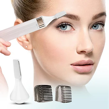 4 İn 1 Şarj Edilebilir Burun Kulak Saç Düzeltici Ağrısız Kadın Kırpma Favoriler Kaşları Sakal Saç Kesme Kesim Tıraş Makinesi