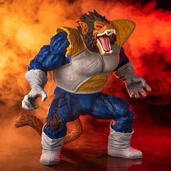 43cm dragon topu Tiyatro Versiyonu Haline Altın Maymun Gorilla Vegeta Goku Anime şekilli kalıp Heykeli Süs Yılbaşı Hediyeleri