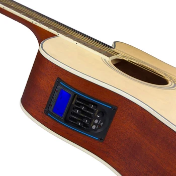 5 Band EQ Ekolayzer Pikap, Akustik Gitar Preamplifikatör Tuner ile LCD Tuner ve Ses Kontrolü LC-5