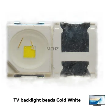 500 ADET LED Aydınlatmalı 1210 3528 2835 3V 1W 92l LM Soğuk beyaz LCD Arka LED TV Uygulaması