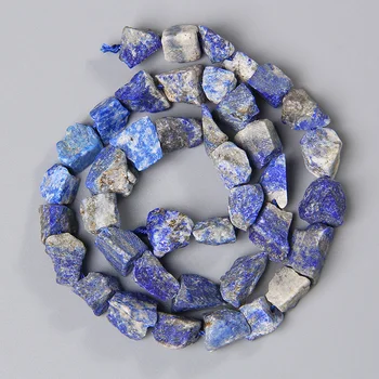 7-11mm Mavi Ham Lapis Lazuli Gem Boncuk Doğal Ser Gevşek Mineraller Taş Boncuk Takı Yapımı için diy bilezik Küpe