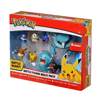 8 ADET Pokemon Pikachu Oyuncak Savaş Figürü Çok Paketi Aksiyon Figürü Oyuncak Doğum Günü noel hediyesi