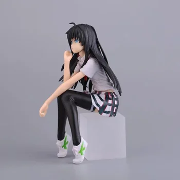 Araba Dekorasyon Anime Figürü 13cm Yukinoshita Yukino aksiyon figürü Antistres Bilgisayar PVC Koleksiyonu Kawaii Oyuncak Çocuklar