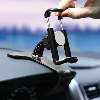 Araç Telefonu kickstand 360 Derece GPS Navigasyon gösterge paneli telefon tutucu için Araba Evrensel Cep Telefonu sabitleme kıskacı stand braketi