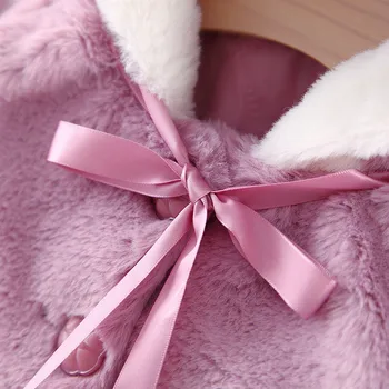 Bebek Kız Sonbahar Kış Ceket Yenidoğan Çocuklar Noel en çok satan stilleri 0-3 Yıl Çocuk Yastıklı kapüşonlu pelerin ceket Cadılar Bayramı