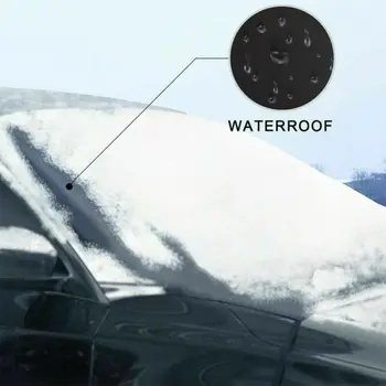 Cam Kapak Güneş Gölge Koruyucu Anti Kar Buz Toz Don Dayanıklı su Geçirmez araba kılıfı Araba Aksesuarları