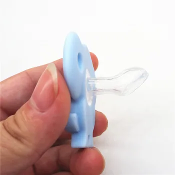 Chengkai 10 ADET Silikon Fil Emzik Kukla Nipeller Diş Kaşıyıcı DIY Yenidoğan Bebek Bebek Hemşirelik Diş Çıkarma Takı Hayvan Oyuncak