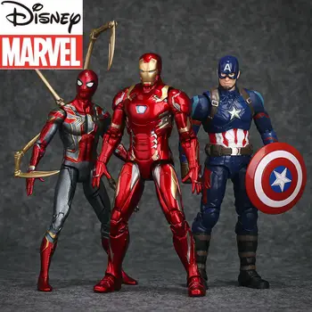 Disney marvel'in Orijinal Demir Adam çocuk Oyuncak Hediye Kutusu Hareketli Bebek Demir Adam Mark Avengers Tony Stark Efsane Oyuncak Bebek Modeli