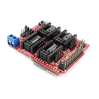 Elecrow CNC Kalkanı V3.51 Arduino için 3D Yazıcı Geliştirme Kurulu Mikro Kontrolörleri GRBL v0.9 Uyumlu Kullanır Pololu Sürücüleri