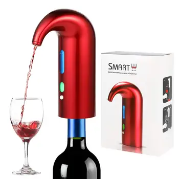 Elektrikli Şarap Sürahileri Akıllı şarap akıtıcı USB Şarj Otomatik İçecek Dağıtıcı Hızlı Otomatik Kırmızı Şarap Havalandırıcı Malzemeleri Bar Araçları