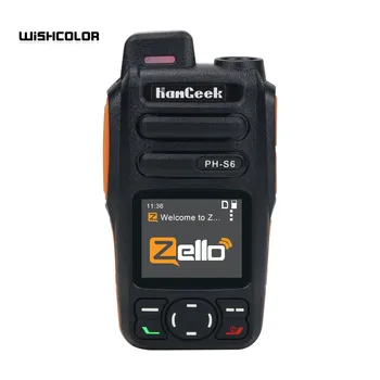 HamGeek HG-S6 4G Ağ Radyo Walkie Talkie el telsizi LTE / WCDMA / GSM POC Radyo Zello