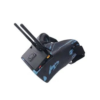 Hawkeye FPV GÖZLÜK V2 DVR 5 İnç 800x480 5.8 G 48CH Çift Alıcı Katlanabilir Ayrılabilir FPV Gözlük Miyop RC Drone