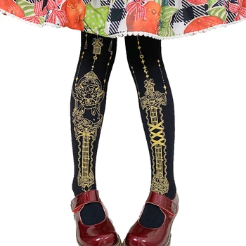 Ilkbahar ve yaz lolita bronzlaşmaya baskılı botlar kadife ipek çorap ikinci eleman yumuşak kız loli ipek çorap