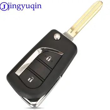 Jingyuqin 2/3 Düğmeler Modifiye Uzaktan Anahtar 433MHz ID67/G B41TA Toyota Hilux 2007-2012 İçin Yaris Camry Corolla