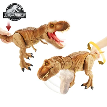 Jurassic Dünya Oyuncak GJT60 Kamp Kireçli Epic Roarin Tyrannosaurus Rex Büyük Hareketli Eklemler Koleksiyon Dinozor aksiyon figürü oyuncakları