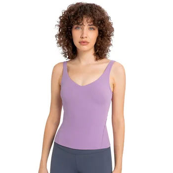 Kadın Spor Tank Top Seksi Spor Spor Üst T-Shirt Sutyen ve İç Giyim Egzersiz Üst Nefes Yüksek Elastikiyet Yoga Üst Yelek