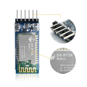 Keyestudio DX-BT24 Bluetooth Modülü GÜNLÜK 14531 Çip Desteği Talimat Bluetooth V5. 1 BLE İletişim Arayüzü UART
