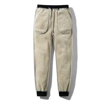 Kış Yeni erkek Pantolon Rahat Düz Büyük Boy Koşu spor Pantolon Moda Erkek Giyim Koşu Sweatpants Streetwear