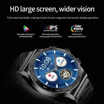 Lıge AMOLED Smartwatch İş İzle Erkekler İçin akıllı bluetooth saat Çağrı HD Ekran Spor Bilezik Saat 2022 IOS Android İçin
