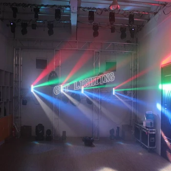 Mini Led Örümcek ışık 8X10W RGBW hareketli kafa ışın ışık 8 led gözler hareketli kafa DJ etkisi aydınlatma bar gece kulübü için