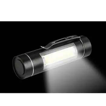 Mini taşınabilir el feneri alüminyum alaşım LED el feneri kalem kelepçe ile ev dış mekan kullanımı için