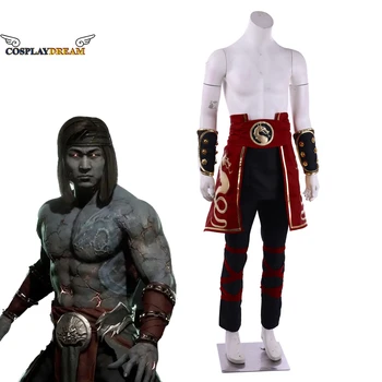 Mortal Kombat Liu Kang Cosplay Kostüm Pantolon Kıyafet Oyunu Liu Kang Cosplay Yetişkin Kostüm Oyunu Takım Elbise