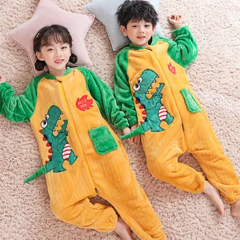 Noel Pijama Çocuklar İçin Teletubbies Kostümleri Disi Onesies Lala Cosplay Karikatür Kış Pijama Ev Giyim Unisex Tulum