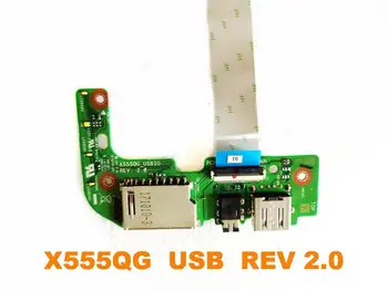 Orijinal ASUS X555QG USB kurulu Ses kartı X555QG USB REV 2.0 iyi ücretsiz gönderim test