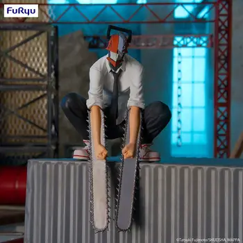 Orijinal FuRyu Testere Adam Denji 14CM PVC Anime Figürü Aksiyon Figürleri Model Oyuncaklar