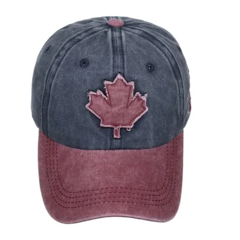 Pamuk Kanada Bayrağı Erkekler beyzbol şapkası Snapback Erkek Kanada Akçaağaç Yaprağı Kap Ayarlanabilir Koşu Kapaklar Spor Yürüyüş Şapka
