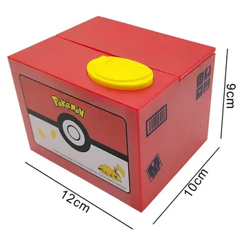 Pokemon Pikachu Anime Figürü Elektronik Para Kutuları aksiyon figürü oyuncakları Komik kasa Kumbara çocuk oyuncakları Doğum Günü Hediyeleri