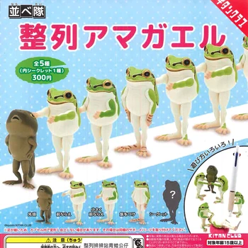 Qualia orijinal gashapon oyuncaklar komik Line-up line-up ağaç kurbağası tadpole kapsül rakamlar