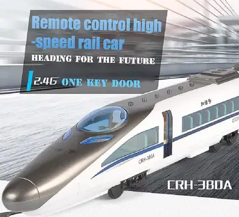 RC Simülasyon Harmony Parça Tren çocuk Oyuncakları Şarj Edilebilir Ses Yüksek hızlı Demiryolu Araba Ebeveyn-çocuk İnteraktif Oyuncaklar