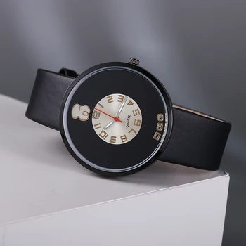 Reloj Mujer Marka İzle Kadın Erkek Ayı Moda Yüksek Kaliteli kuvars saatler Elbise Saatler donna orologio Relogio Feminino