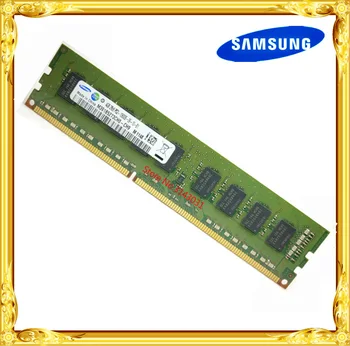 Samsung DDR3 4GB sunucu belleği 1333MHz Saf ECC UDIMM iş istasyonu RAM 2RX8 PC3-10600E 10600 Arabelleksiz