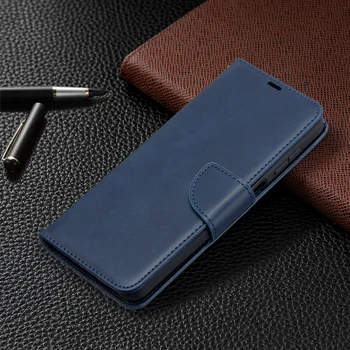 Samsung Galaxy A51 A71 4G 5G Deri Kılıf A 51 71 Funda Dikiş Standı Kılıf Kapak Manyetik Kapak cüzdan Telefon Kılıfları Coque