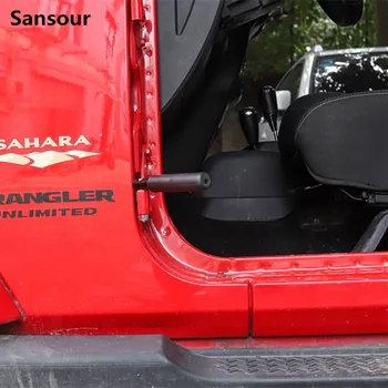 Sansour Araba Kapı Ayak Pedalı Destek Plakası Ayak Kazıklar Araba Aksesuarları Jeep Wrangler JK için JL 2007-2018 Araba Styling