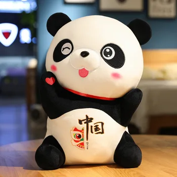 Sevimli Bebek Büyük Dev Panda Ayı peluş oyuncak Yumuşak Doldurulmuş Hayvan Bebek yastık Panda Bebekler Net Kırmızı peluş oyuncaklar Çocuklar Dekor Hediyeler