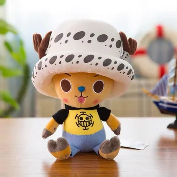 Sevimli Tek Parça peluş oyuncaklar Luffy Chopper Sabo Peluş Bebek Dolması Anime Oyuncak Chopper Bebek Karikatür Çocuklar için En İyi Hediye
